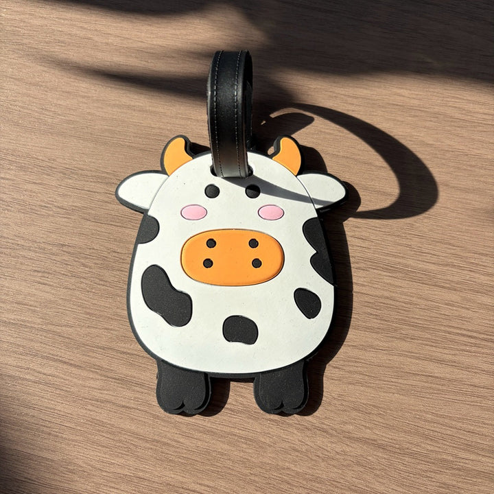 Cow-Themed Travel Luggage Tag Stornfield