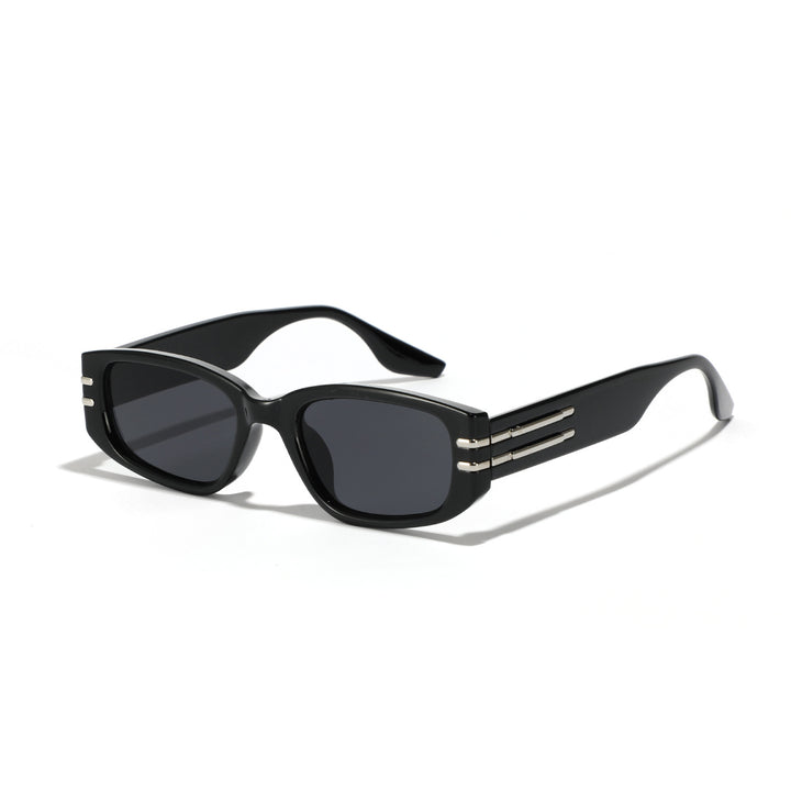 Women's fashionable rectangular sunglasses with elegant metal accents Stornfield