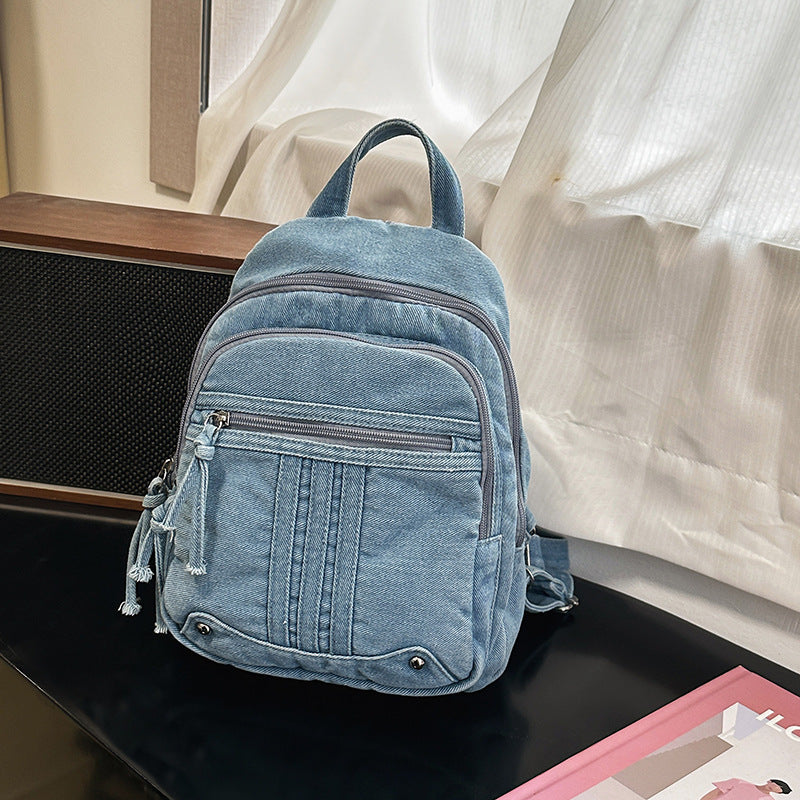 Multifunctional Denim Backpack Stornfield