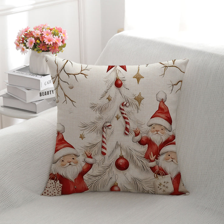 Festive Santa Clfrom Decorative Throw Pillow
