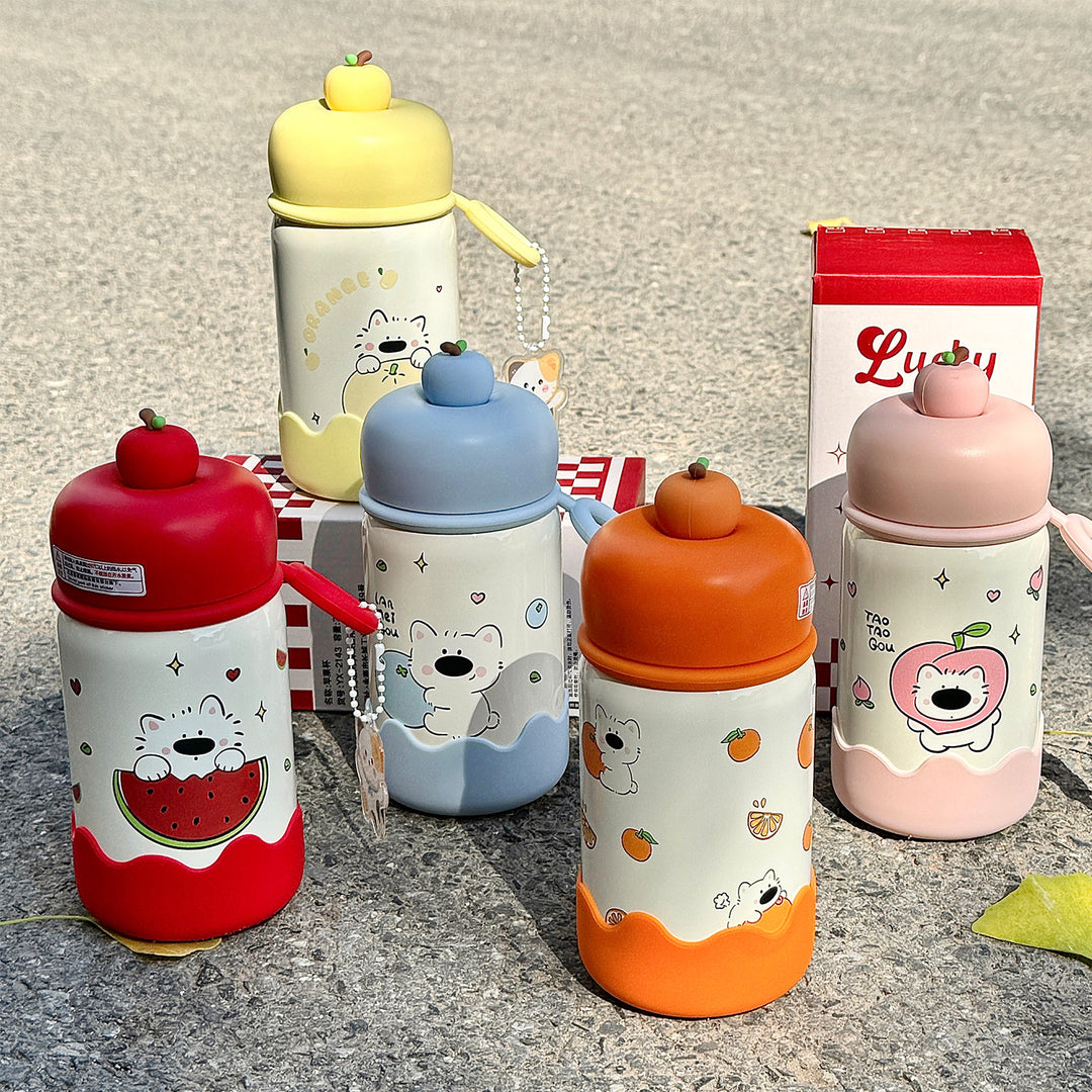 Women's water bottle with interactive fruit lid Stornfield