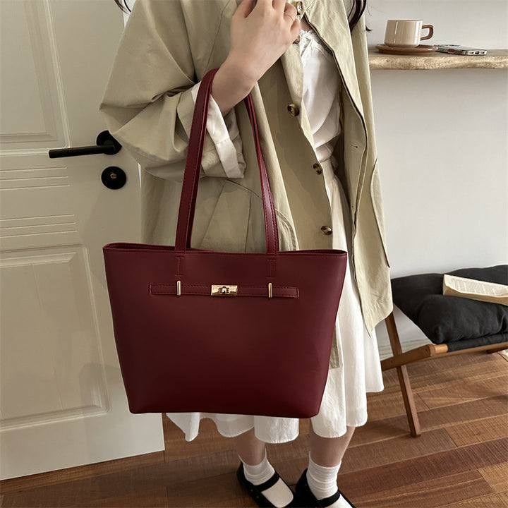 Minimalist Leather Tote Bag
