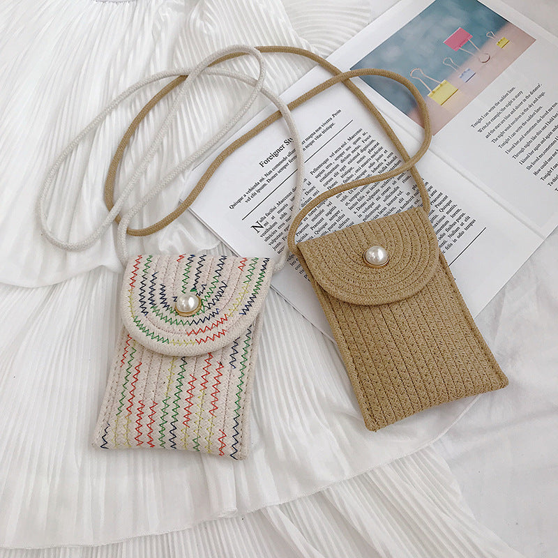 Handy bag in woven design Stornfield