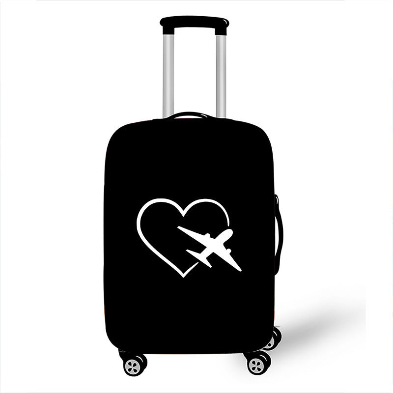 Men's hard-shell suitcase with exclusive airplane design Stornfield