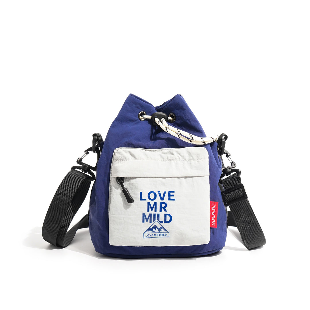 Versatile Drawstring Backpack with External Pocket Stornfield