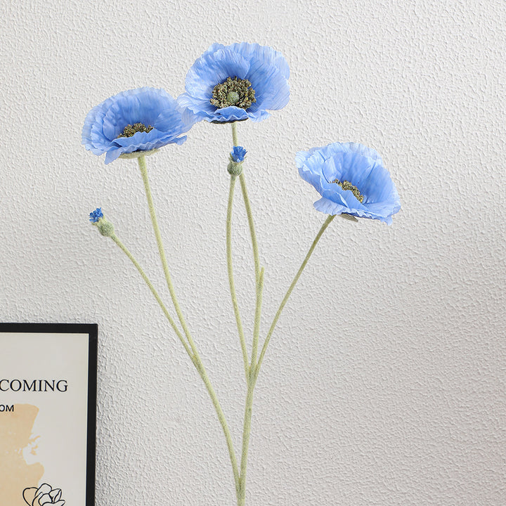 Artificial Romantic Poppy Bouquet