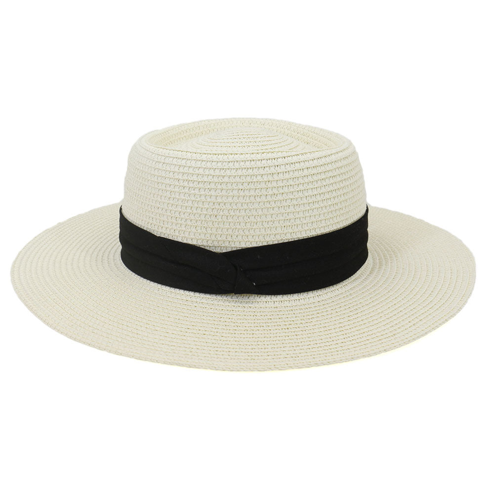 Breathable Sun Straw Boater Hat | Stornfield