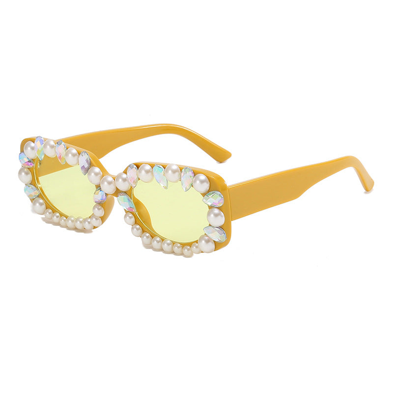Ladies elegant sunglasses with pearl decoration Stornfield