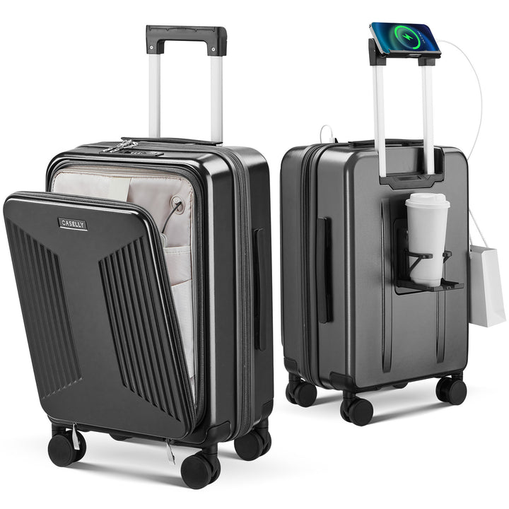 Unisex Smart Multi-Functional Carry-On Luggage Stornfield
