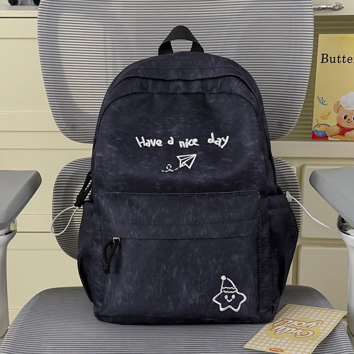 Multi-Functional Emblazoned Casual Backpack Stornfield