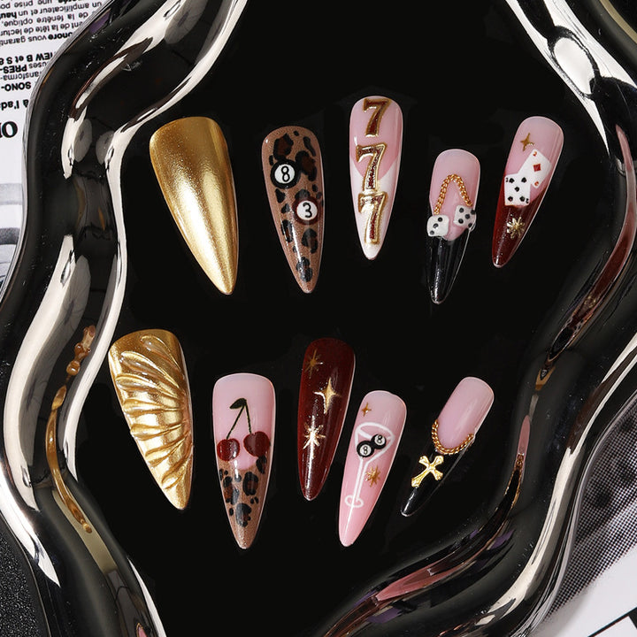 Glamorous Decorative Press-On Nail Tips Stornfield