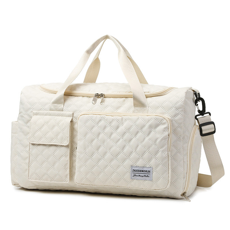 Quilted Multi-Compartment Sports Travel Duffel Bag Stornfield