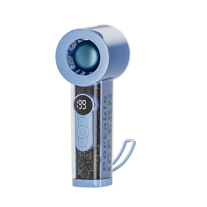 Unisex Portable Mini Fan with Digital Speed Display Stornfield