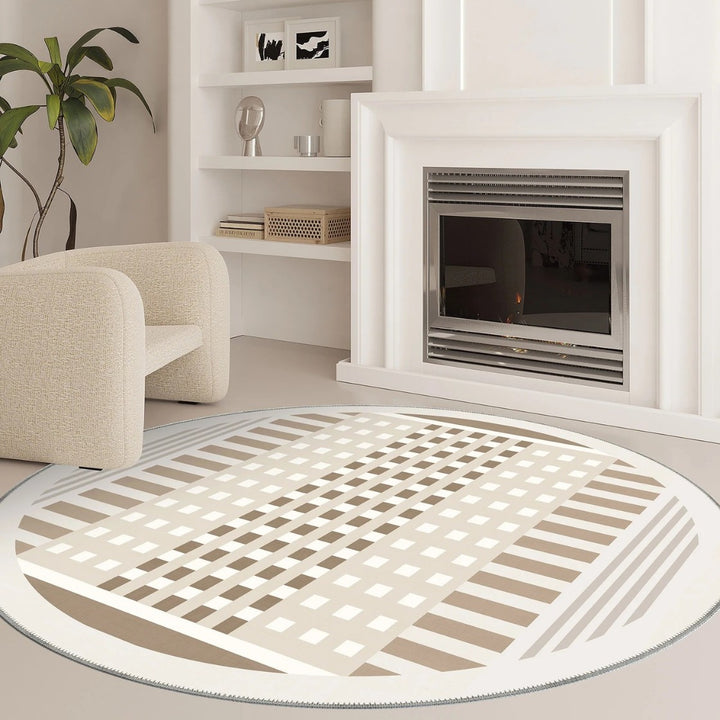 Home Decor Elegant Round Area Rug
