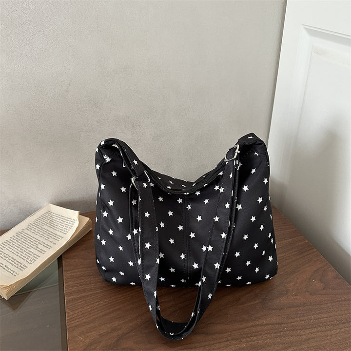 Casual Star Print Tote Bag