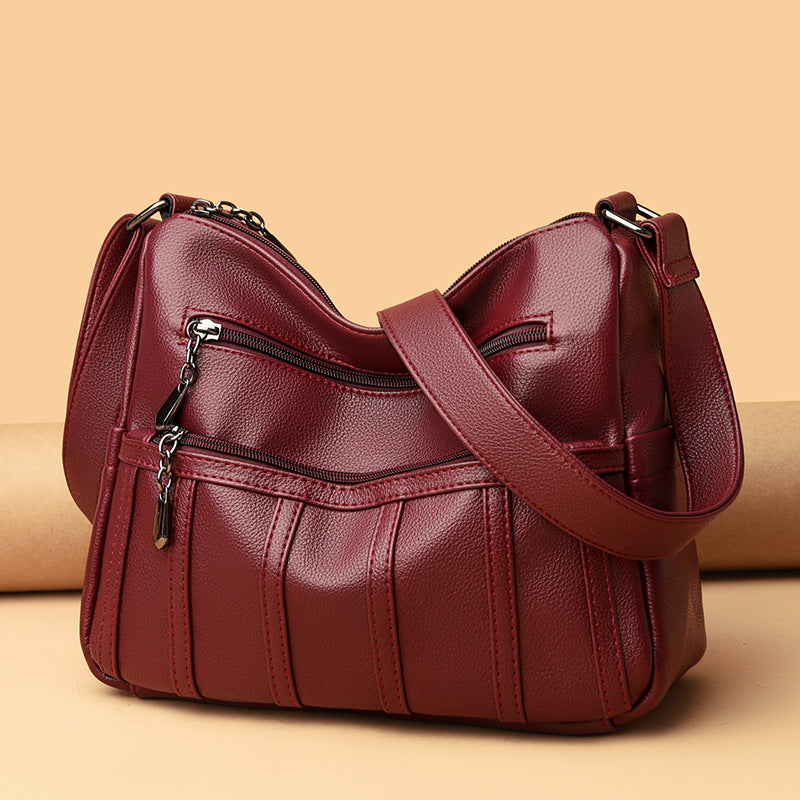 Elegant Textured Shoulder Bag Stornfield