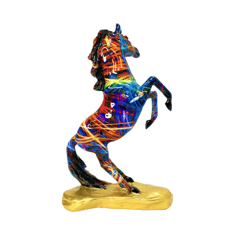 Artistic horse figurine in modern design Stornfield