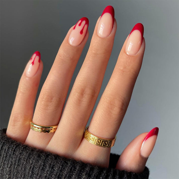 Premium Artistic Press-On Nail Set Stornfield