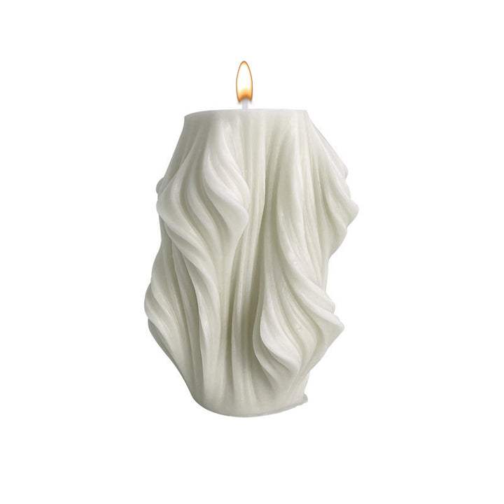 Sculpted Decorative Candle