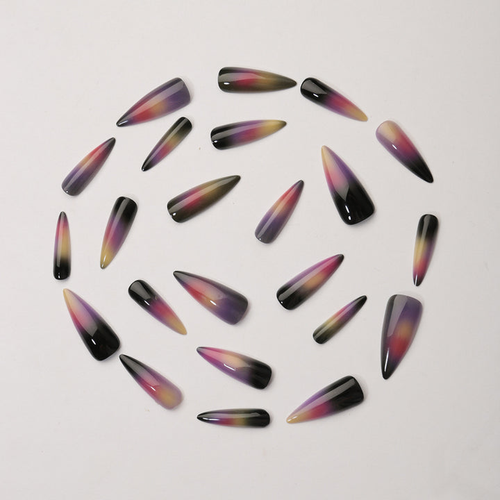 Acrylic Nail Set with Modern Ombre Effect Stornfield