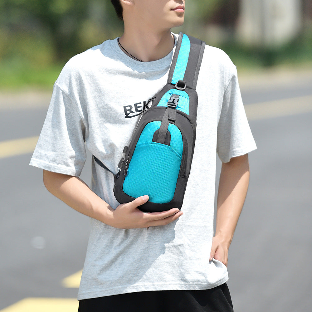 Sling backpack with comfortable back padding and many compartments Stornfield