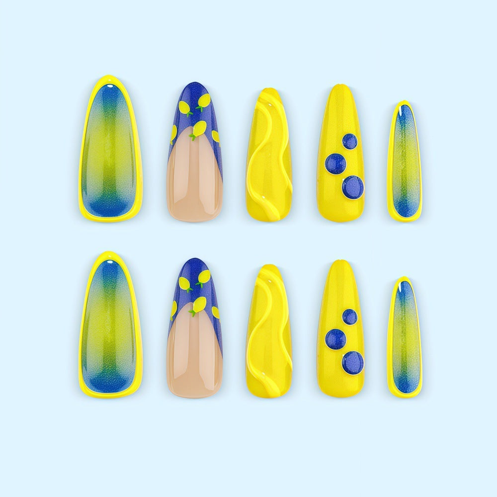 Creative Nail Art Set with Colorful and Unique Designs Stornfield