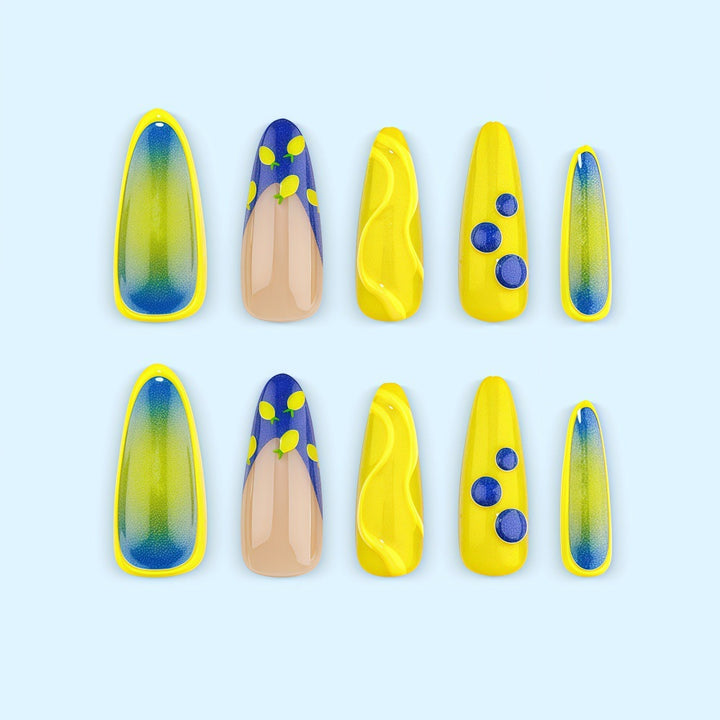 Creative Nail Art Set with Colorful and Unique Designs Stornfield