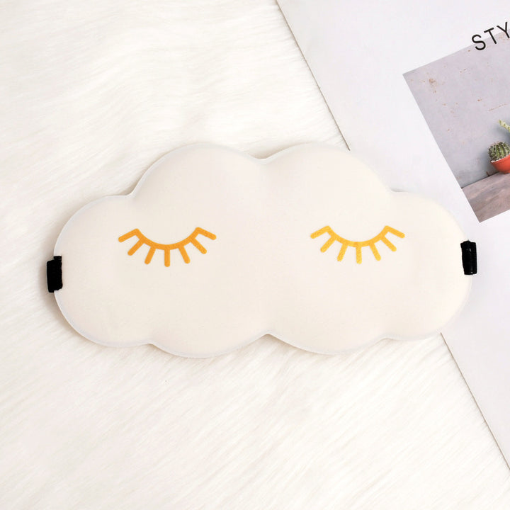 Women's cute cloud sleep mask made of memory foam with ergonomic padding and adjustable elastic band Stornfield