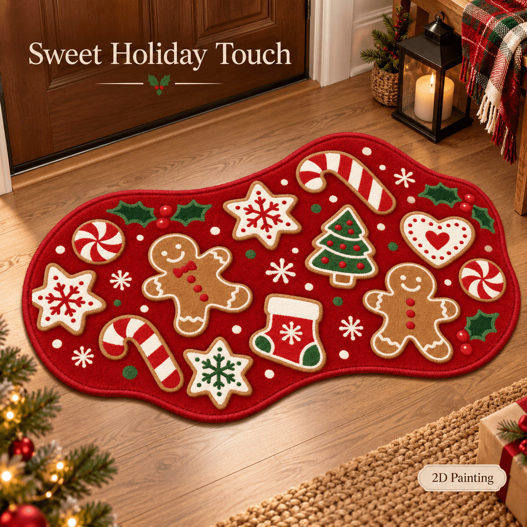 Christmas-Themed Decorative  Rug