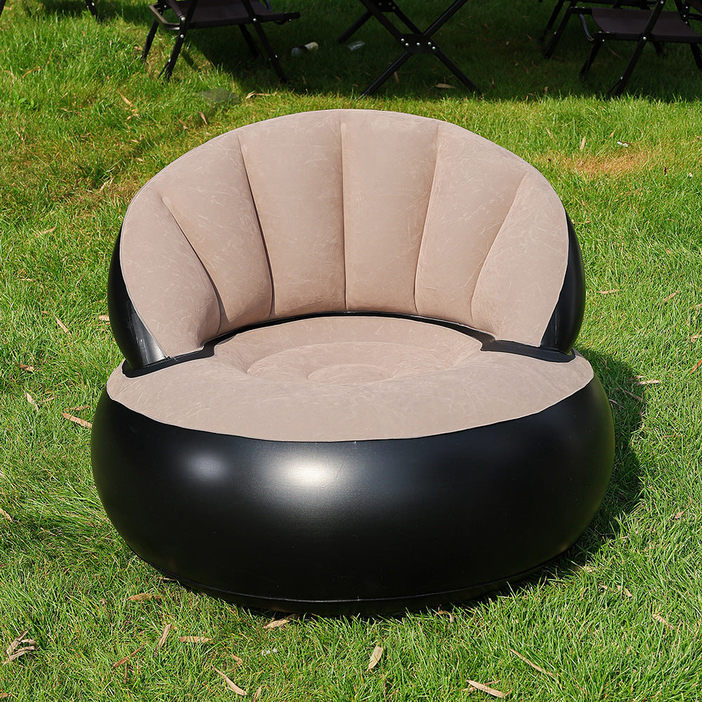 Women's Inflatable Comfort Armchair with Soft Surface Texture Stornfield