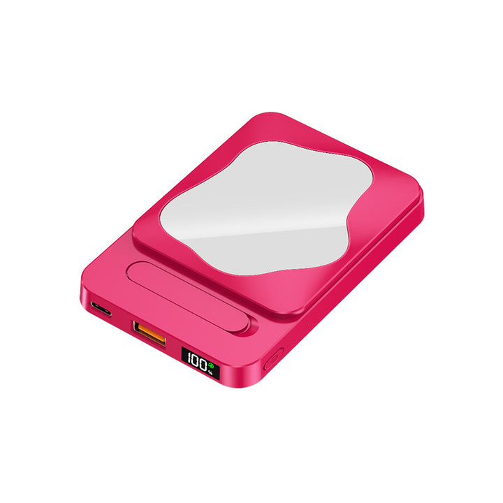Powerbank with Integrated Cosmetic Mirror and Multifunctional Charging Port Stornfield