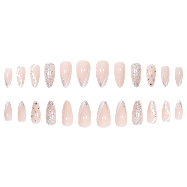 Glamorous Glittered Stiletto Nail Art Stornfield