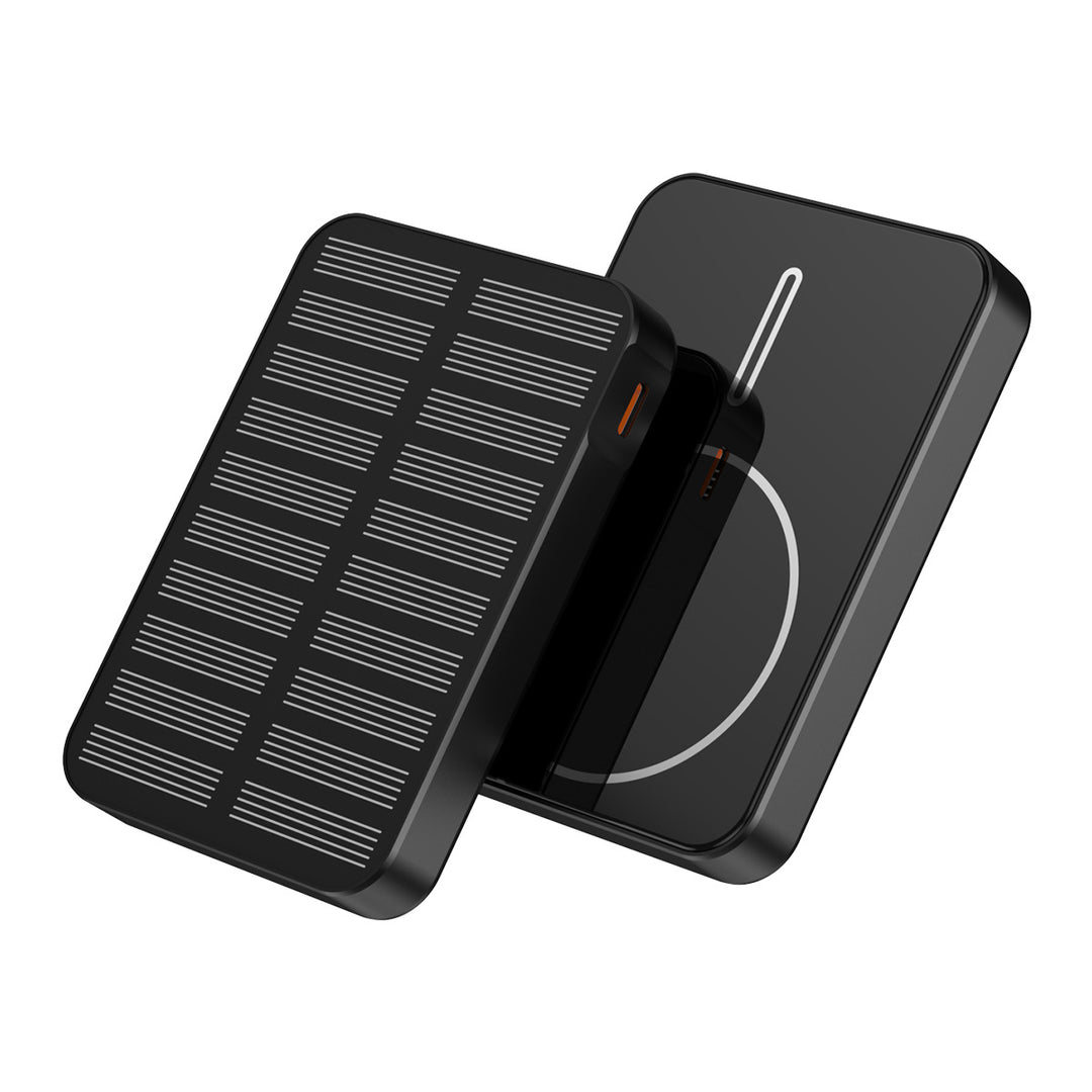Solar-powered power bank with fast charging function and LED light Stornfield