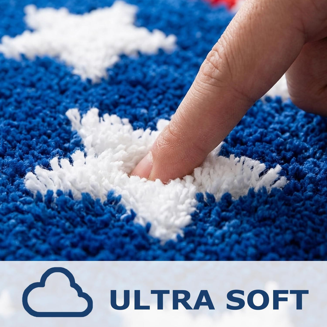 Patriotic Themed Bath Mat Stornfield