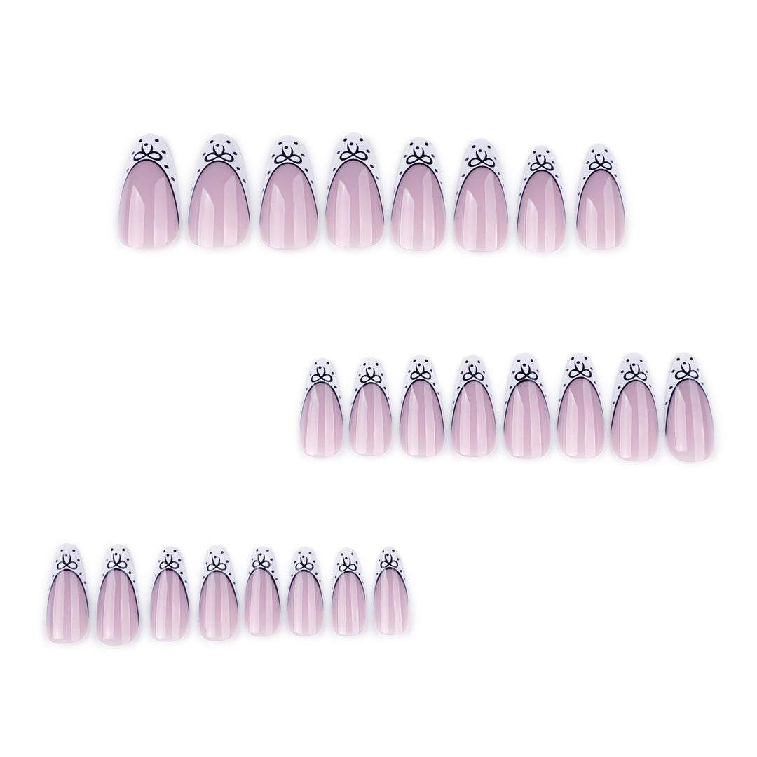 Artistic Stiletto Nails with Elegant Floral Design Stornfield
