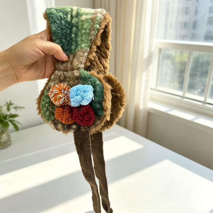 Cozy Floral Plush Headband Stornfield
