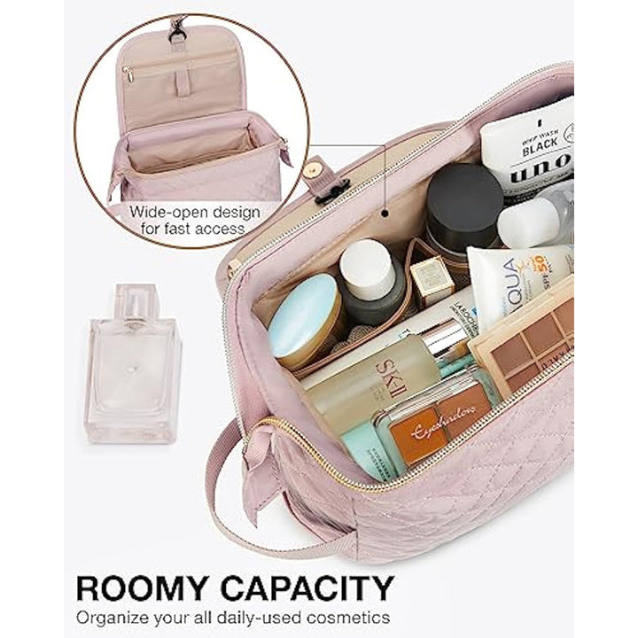 Elegant Cosmetic Organizer Bag with Inserted Compartment System Stornfield