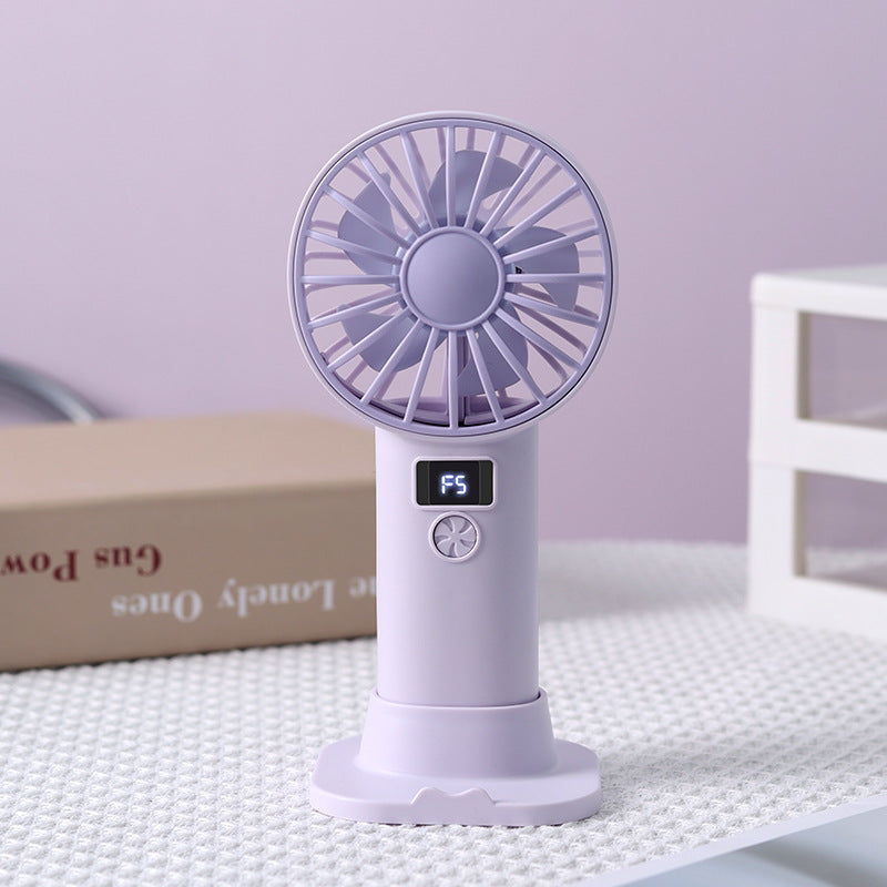 Women's Portable Mini Fan with Digital Control Stornfield