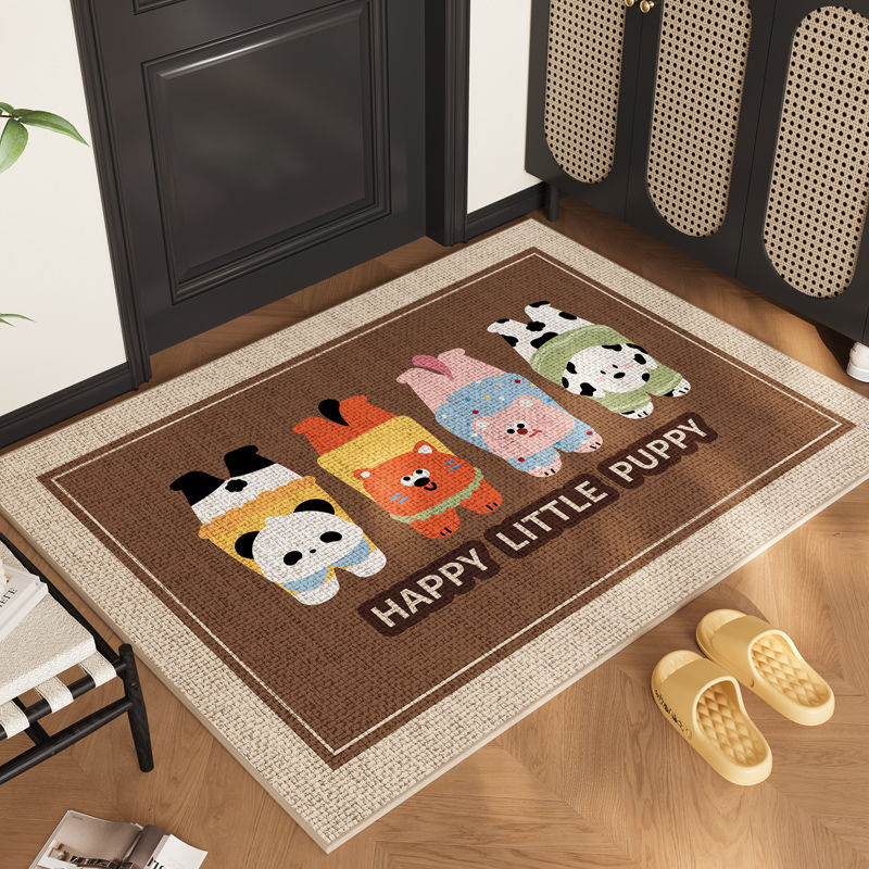 Adorable Cat-Themed Welcome Mat
