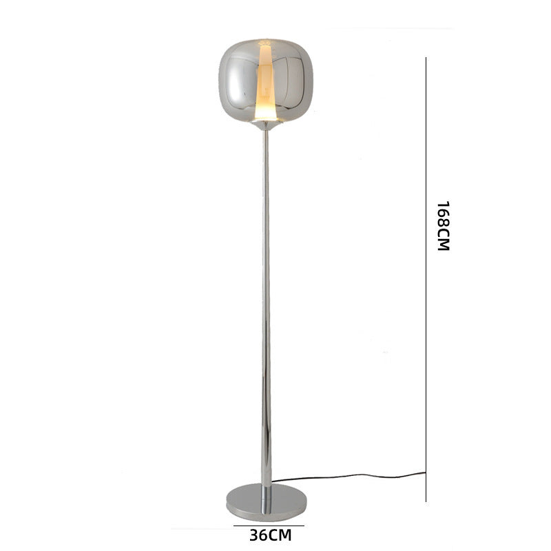 Modern Minimalist Floor Lamp with Transparent Base