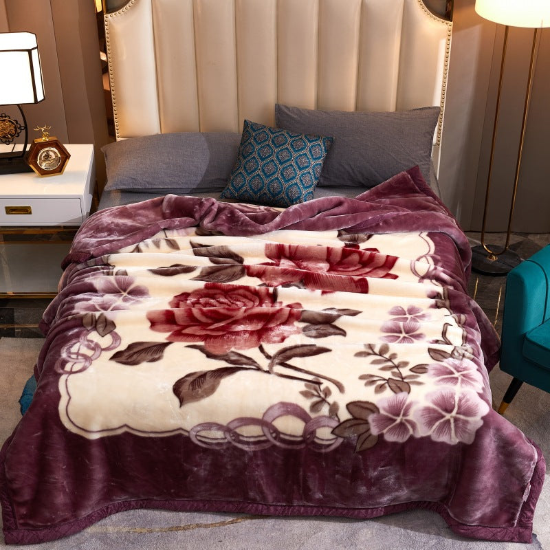 Decorative Fleece Throw Blanket Stornfield