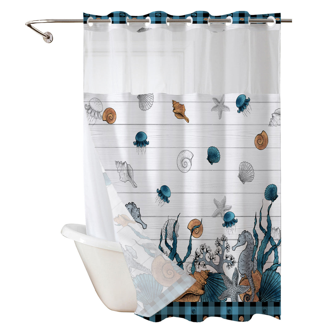 Ocean-Themed Shower Curtain Stornfield