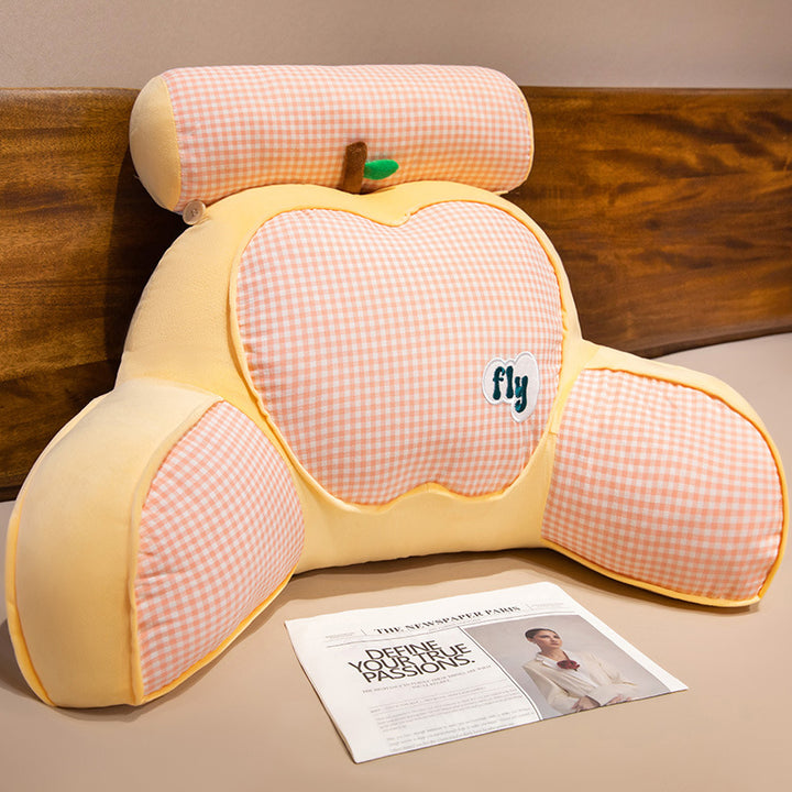 Comfortable support cushion with playful fruit design Stornfield