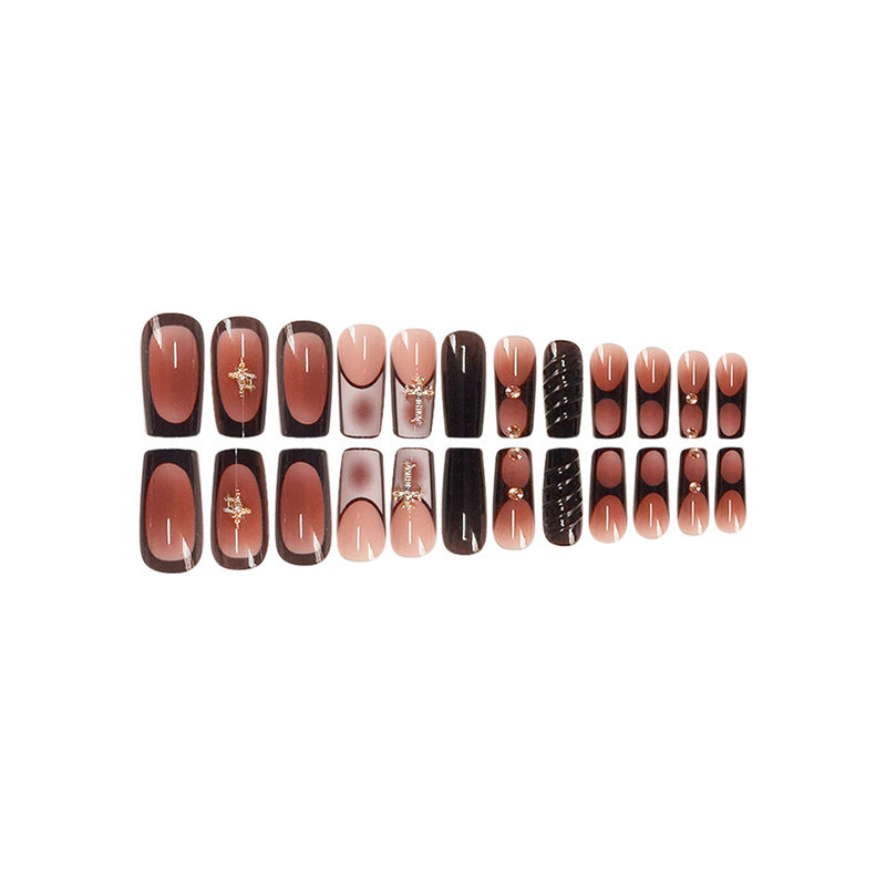 Luxury Gothic Press-On Nail Set Stornfield