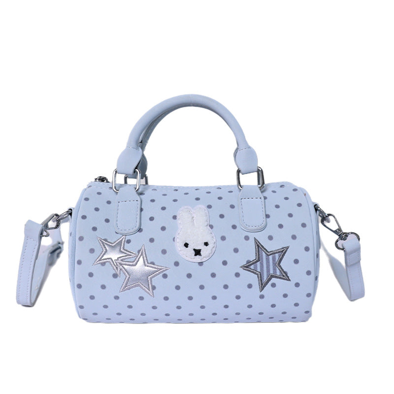 Fun Embroidered Polka Dot Handbag Stornfield