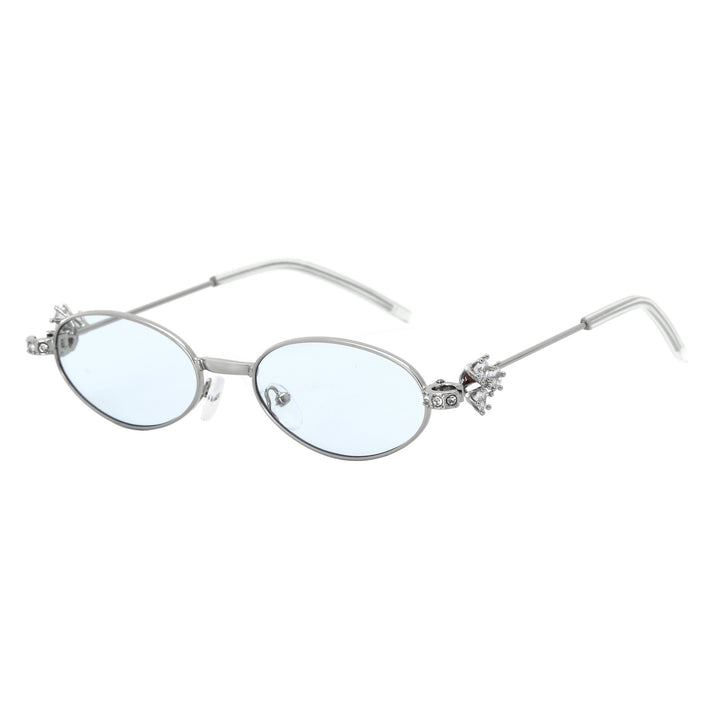 Women's Designer Sunglasses with elegant, mirrored frame and stylish embellishments Stornfield