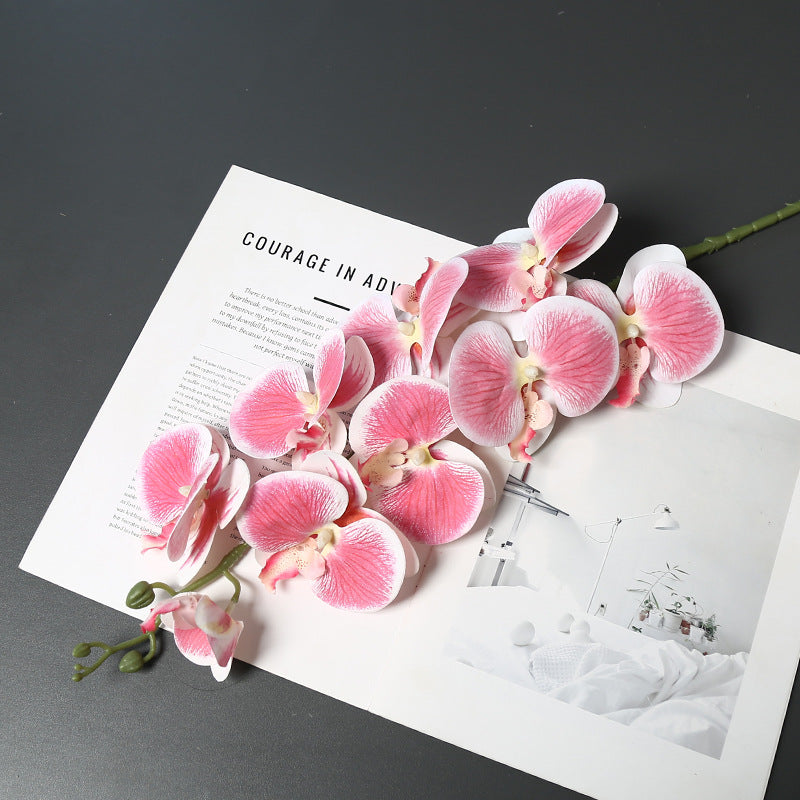 Decorative Faux Orchid Arrangement