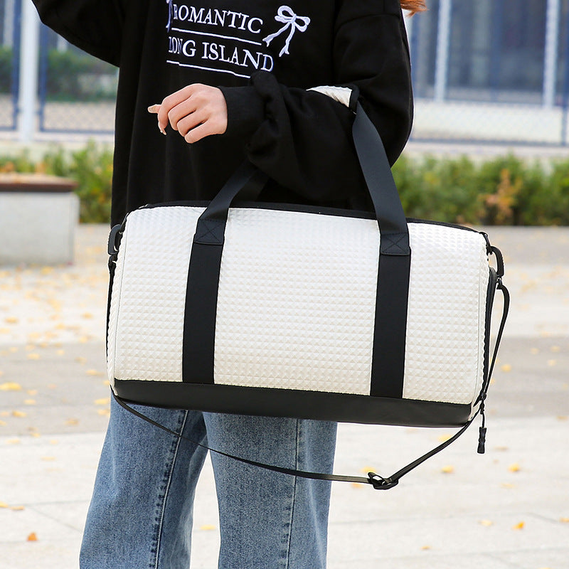 Ergonomic Textured Sports Duffle Bag Stornfield
