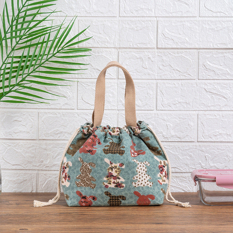 Drawstring Cat-Themed Storage Bag Stornfield