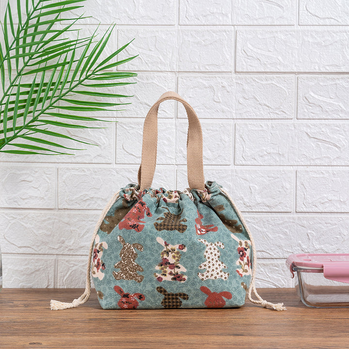 Drawstring Cat-Themed Storage Bag Stornfield